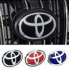 3D Car Logo Emblem Perfect Fit on Front Grill and Hood for Toyota Corolla Camry RAV4 LANDCRUSER Highlander PRIUS CHR Yaris Wish,