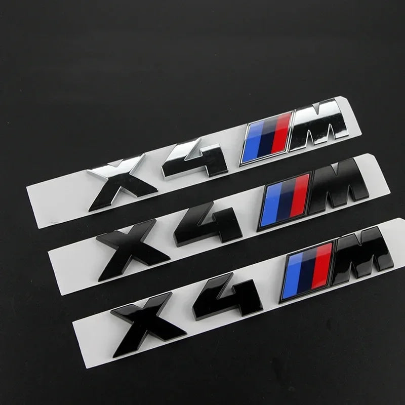 Car Valve Core BMW 3D Electroplating Emblem Stickers Trunk Decorative Stickers For BMW X5 E91 E70 F11 E30 F31 X3 F25 E61 E83 X1