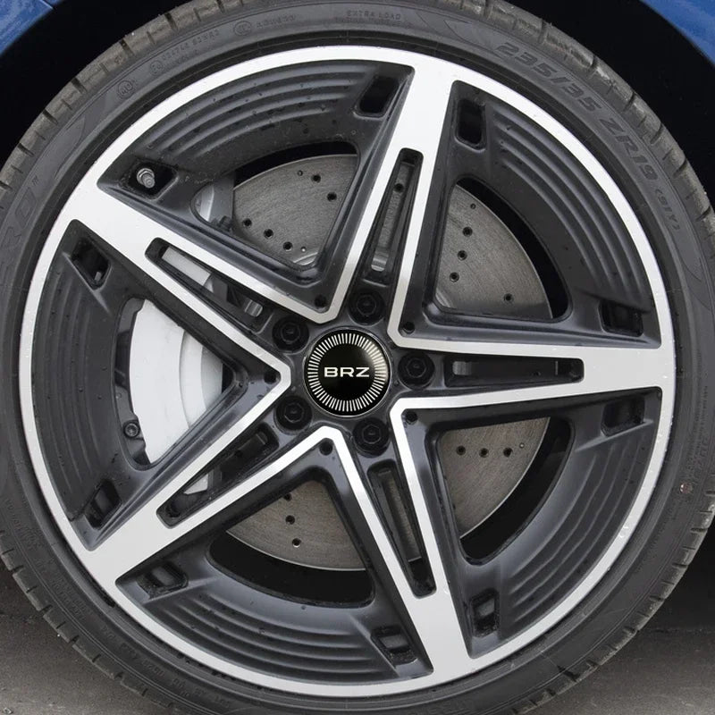 4pcs 56/60/65mm Alloy Car Wheel Hub Center Stickers for Subaru BRZ Logo ASCENT FORESTER IMPREZA LEGACY OUTBACK XV STI WRC WRX