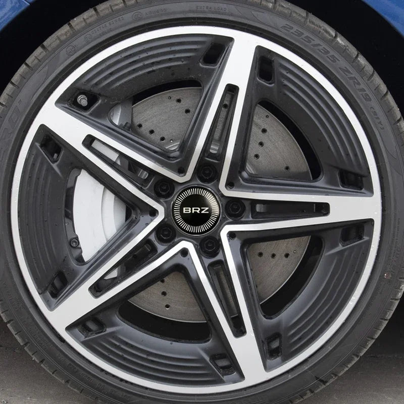 4pcs 56/60/65mm Alloy Car Wheel Hub Center Stickers for Subaru BRZ Logo ASCENT FORESTER IMPREZA LEGACY OUTBACK XV STI WRC WRX