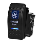 12v/24v Blue Led Light 5 Pin On Off SPST Rocker Switch 7 Pin On Off On ARB Carling Style Car Boat Waterproof Push Switch