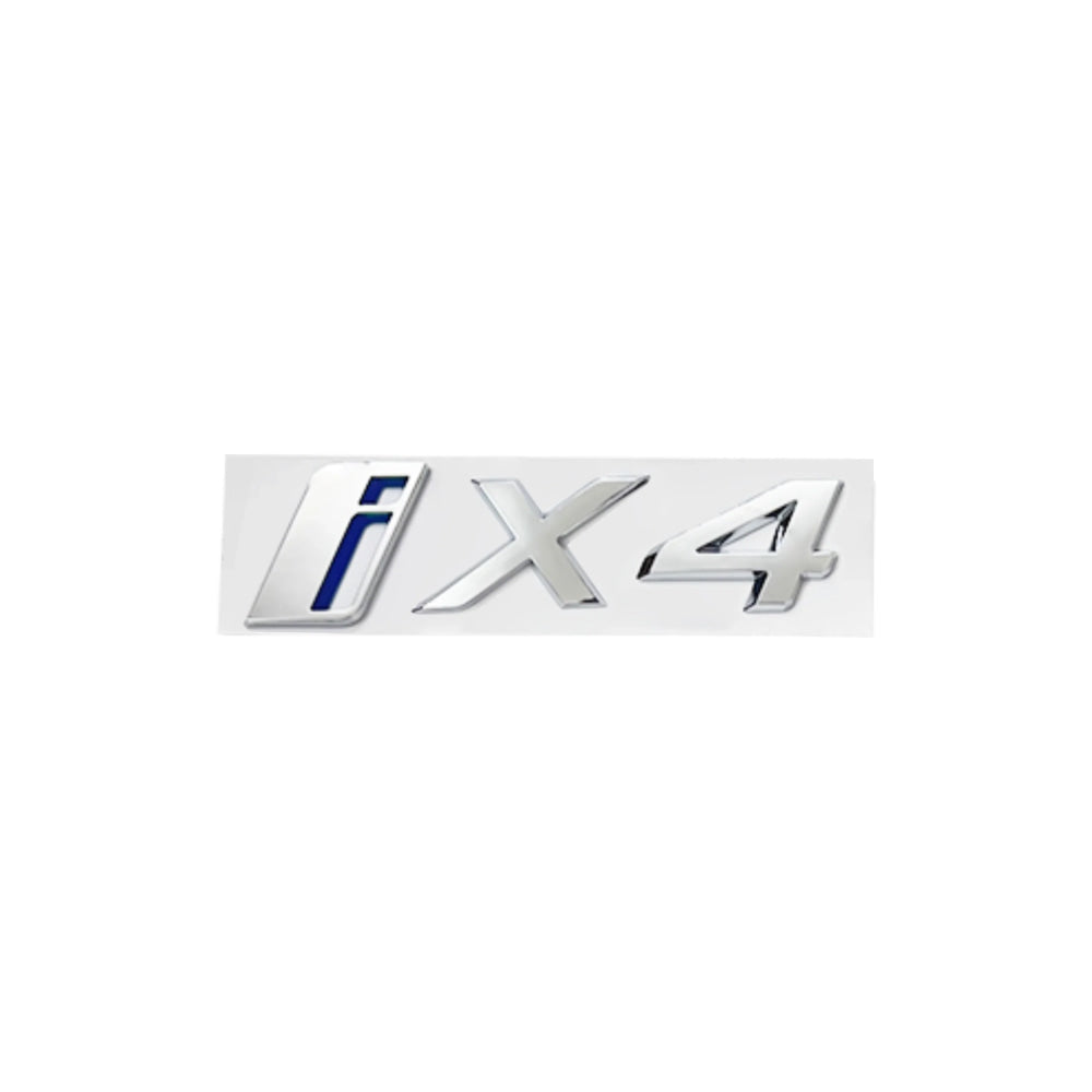 New Rear Trunk Emblem iX i3 i4 i7 iX3 iX4 iX7 Letters Sticker for BMW X1 X3 X4 X5 X7 Car Badge Decal Auto Exterior Accessories