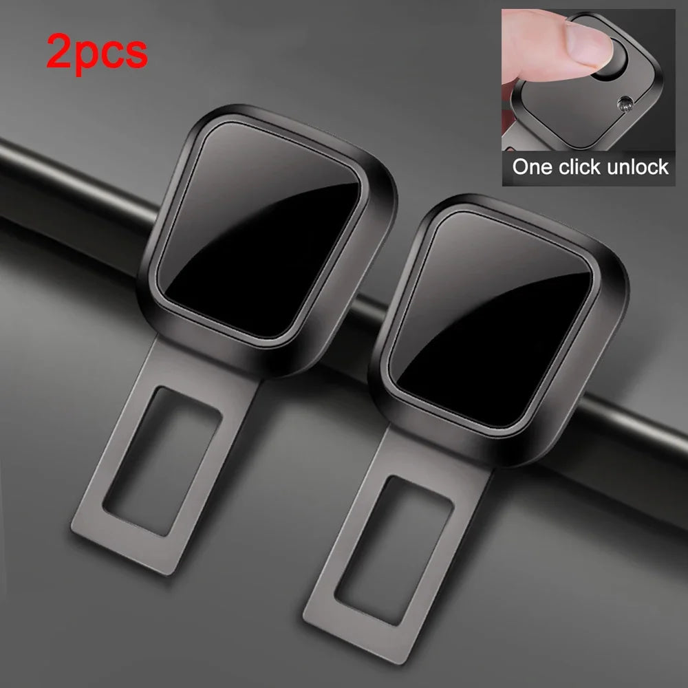 1/2PCS Car Seat Belt Clip Extender Auto Belt Extension Thick Insert Socket Extender Buckle Seat belt buckle plug