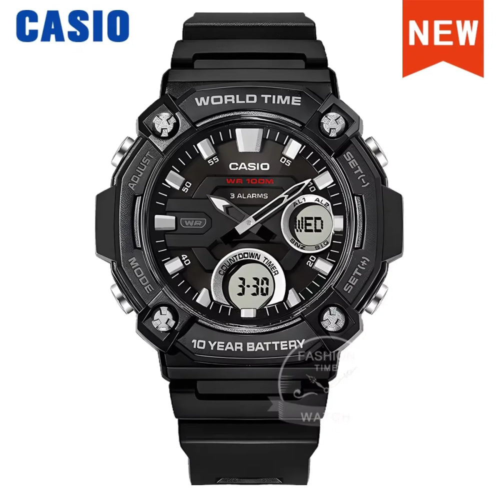 Casio Men's Dual display Multi-function electronic watch AEQ-120W series