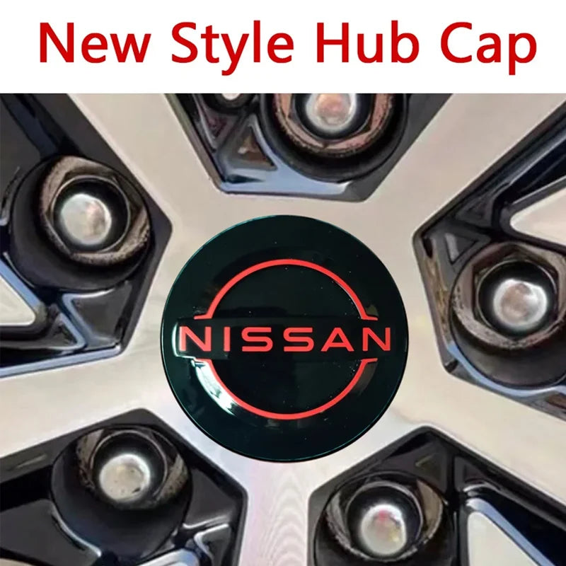 54mm/63mm New Car Wheel Center Hub Caps Rim Modified Covers for Nissan Teana Tiida Sentra X Trail T32 Qashqai J10 J11 Leaf Juke