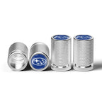 4PCS Car Tire Valve Caps Wheel Stem Protection Air Covers For Subaru STI XV WRC WRX BRZ FORESTER IMPREZA LEGACY OUTBACK TRIBECA