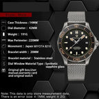 PAGANI DESIGN Men's Watches 2026 Luxury Mechanical Wristwatches Automatic Watch For Men AR Sapphire Ceramic Bezel Luminous Clock