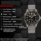 PAGANI DESIGN Men's Watches 2026 Luxury Mechanical Wristwatches Automatic Watch For Men AR Sapphire Ceramic Bezel Luminous Clock