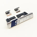 3D Metal Logo Sline Emblem Car Fender Side Sticker Front Grill Badge For Audi A3 A4 A5 A6 A7 S3 S4 S5 S6 TT S Line Accessories