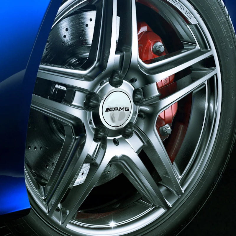4PCS 56mm Car Styling Wheel Center Hub Caps Rim Cover Badge Emblem Sticker For Mercedes Benz AMG W205 W204 W206 W213 W212 W211 W