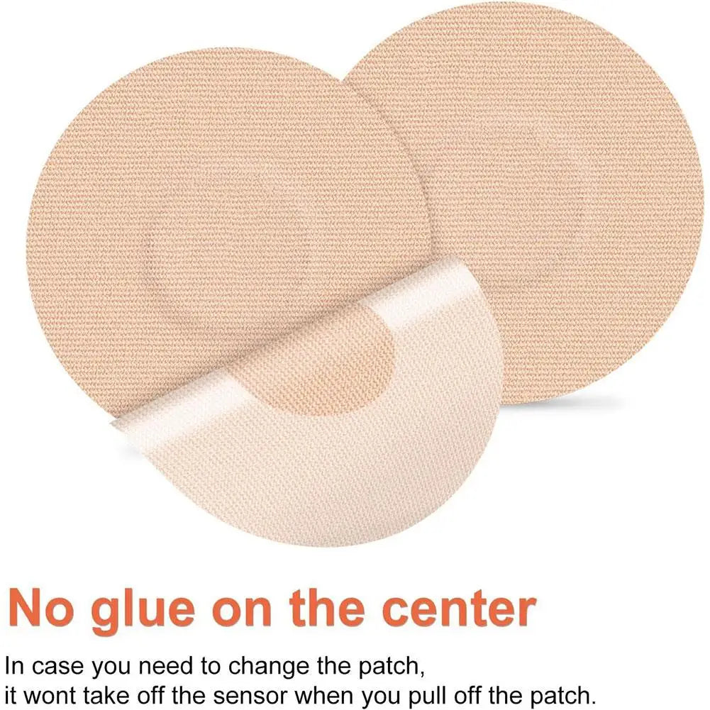 Blood glucose meter sensors Libre 2/3, Waterproof Patches, Hypoallergenic & Latex-Free No Glue in Center, 25PCS/Pk