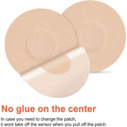 Blood glucose meter sensors Libre 2/3, Waterproof Patches, Hypoallergenic & Latex-Free No Glue in Center, 25PCS/Pk