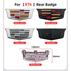 1pcs 3D ABS Car Front Grille Center Emblem Badge Rear Trunk Sticker Accessories For Cadillac CT4 CT5 CT6 XT4 XT5 XT6 XTS ATS