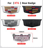 1pcs 3D ABS Car Front Grille Center Emblem Badge Rear Trunk Sticker Accessories For Cadillac CT4 CT5 CT6 XT4 XT5 XT6 XTS ATS