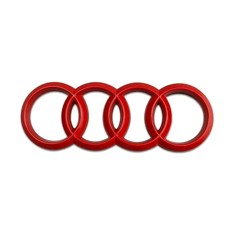Alloy Car Steering Wheel Logo Emblem Cover for Audi A3 A4 A7 A6 A1 Q5 Q3 Q7 A5 A4L A6L A8L Auto Interior Center Sticker Badge