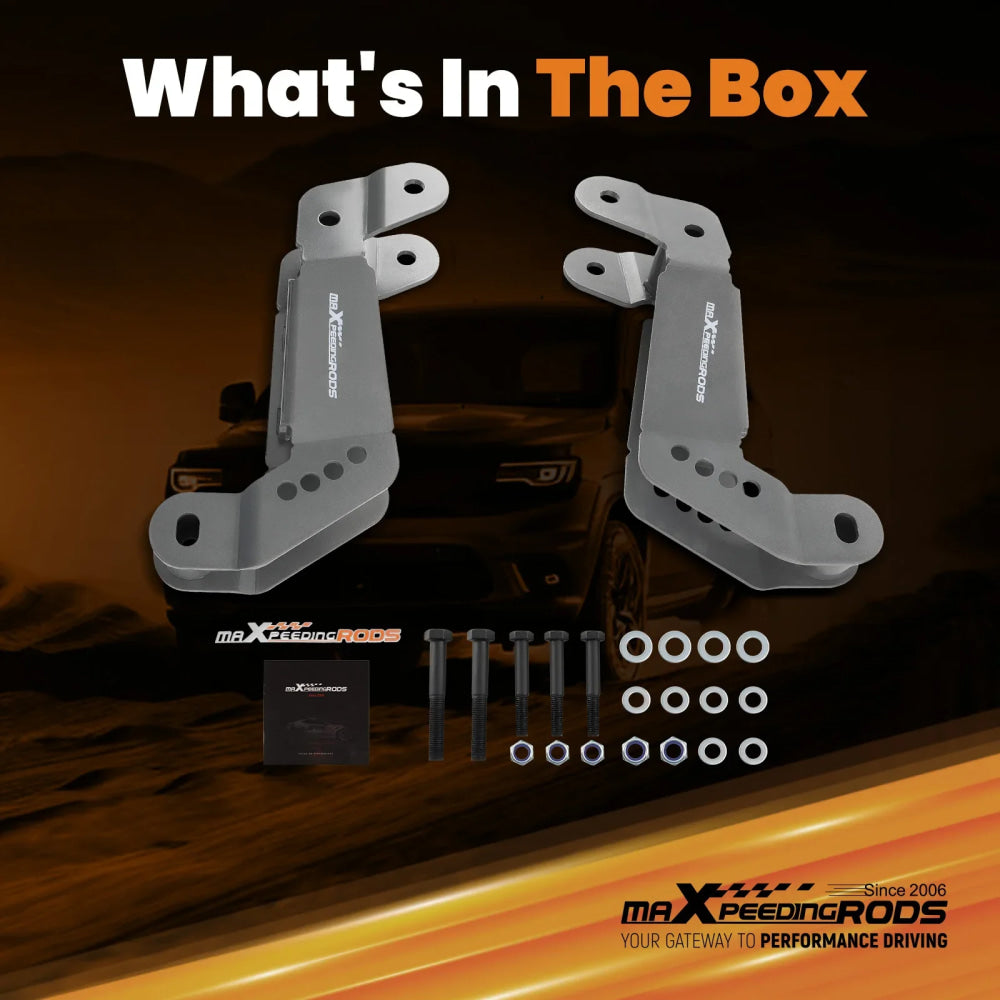 Front Control Arm Bracket 2-4 inch for Jeep Wrangler JK Correction Bracket 2007-2018 New Set