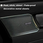 Chevrolet 3D Aluminum Car Audio Stickers Fit For Silverado Impala Malibu Equinox Cruze Camaro Tahoe/Suburban Blazer Spark Aveo