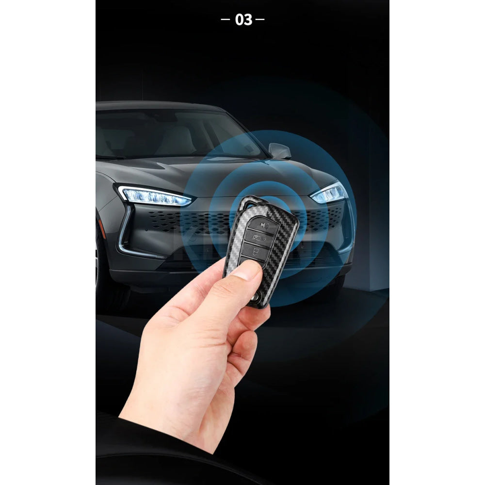 For Toyota Camry RAV4 Forturner Hilux Auris Corolla Avensis Verso Yaris Aygo Scion TC ABS Carbon Fiber Style Car Key Case Cover