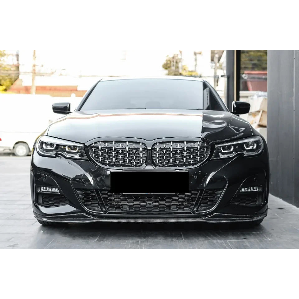 XVIP For BMW G20 3-Series G20 G21 G28 2019-2023 Front Bumper Hood Kidney Racing Grilles Replacement Black Diamond Meteor Style