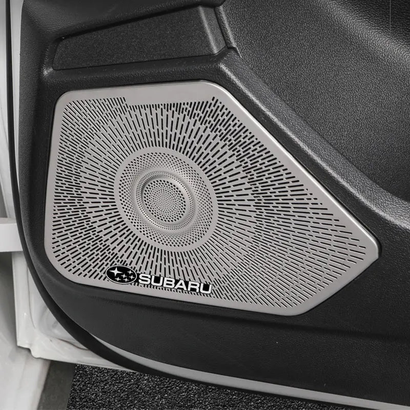 Car audio stereo 3D decorative aluminum badge sticker suitable For Subaru Forester impreza Outback Legacy Tribecacar WRC XV
