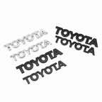 3D ABS TOYOTA Emblem Badge Car Sticker Car Trunk Sticker For Toyota Chr Corolla Camry Yaris Hilux Prius Avensis Auris Prado TRD