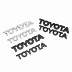 3D ABS TOYOTA Emblem Badge Car Sticker Car Trunk Sticker For Toyota Chr Corolla Camry Yaris Hilux Prius Avensis Auris Prado TRD