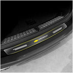 Car Transparent Rear Guard Plate Trunk Sticker For Chevrolet Silverado Impala Malibu Equinox Cruze Camaro Tahoe/Suburban Cavalie