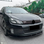 Car Front Bumper Lower Spoiler Lip Splitter For VW Golf 6 MK6 GTI 2008-2012 Front Bumper Spoiler Guard Protector