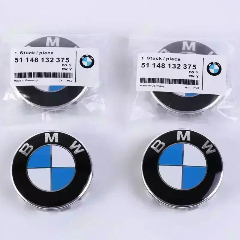 4Pc 56mm 68mm BMW Emblem For b-BMW Wheel Hub Caps For BMW 3 Series 5 Series E60 E90 F10 F30 E46 E39 X5 E53 E70 E38 Z4