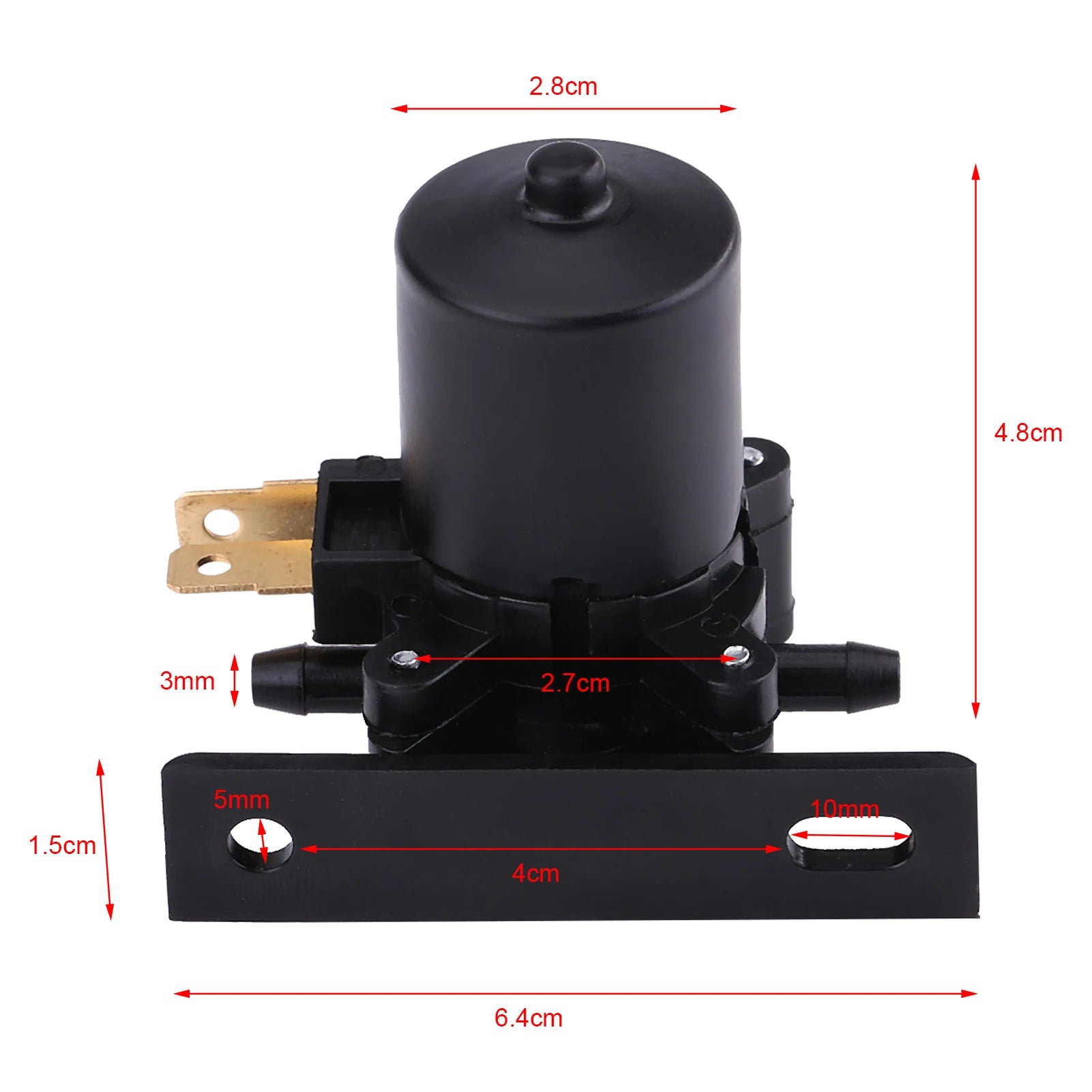 Windscreen Washer Pump 12V Universal Windshield Windscreen Wiper Washer Pump Motor for Car Van Bus Truck Windshield Washer Pump