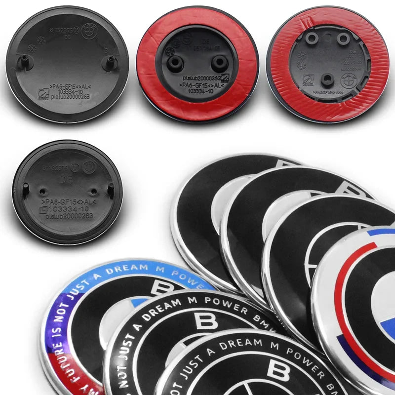 82mm 74mm car Front Hood Emblem rear boot trunk logo For BMW M G20 G32 G11 X3 X5 X4 X6 X7 G30 G12 F40 F30 X1 Accessories