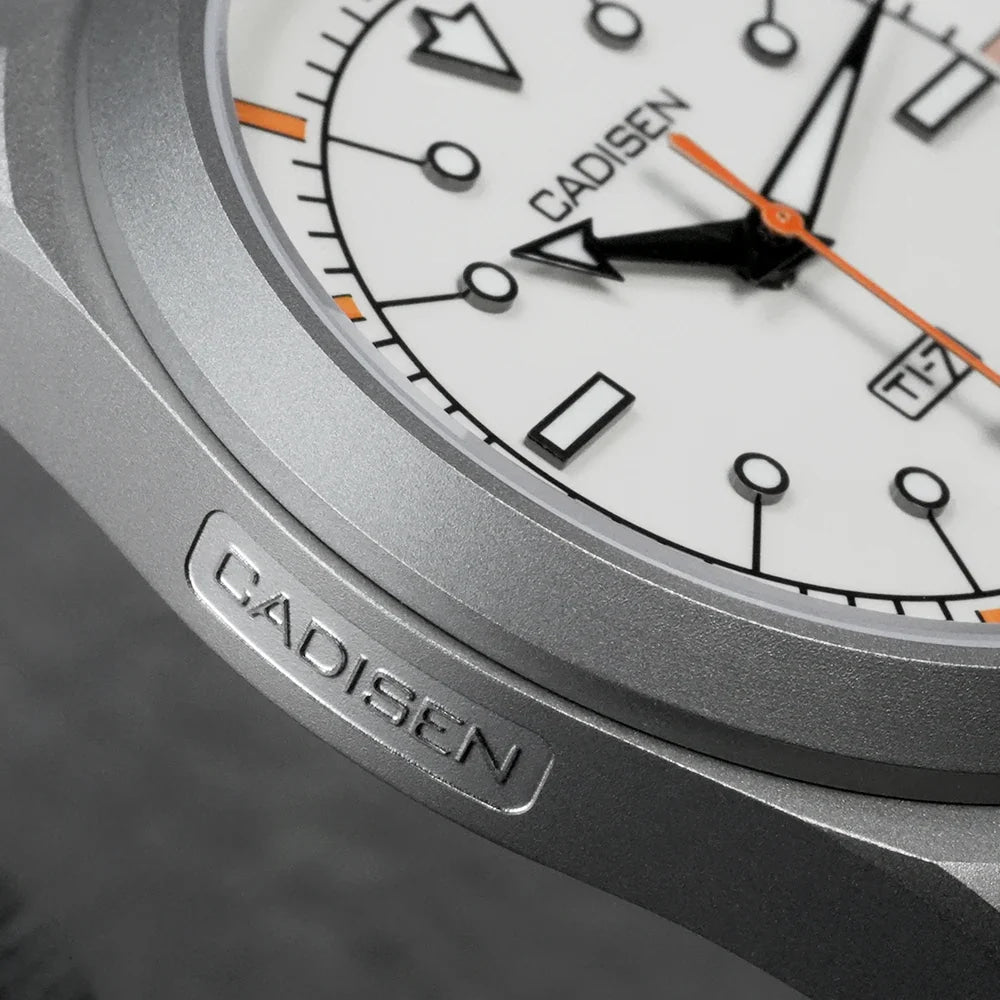 CADISEN TI-7 Autodyne 2026 NEW Titanium Automatic Mechanical Watch Man Canvas Wristwatch MIYOTA 8215 Luminous Waterproof Watches