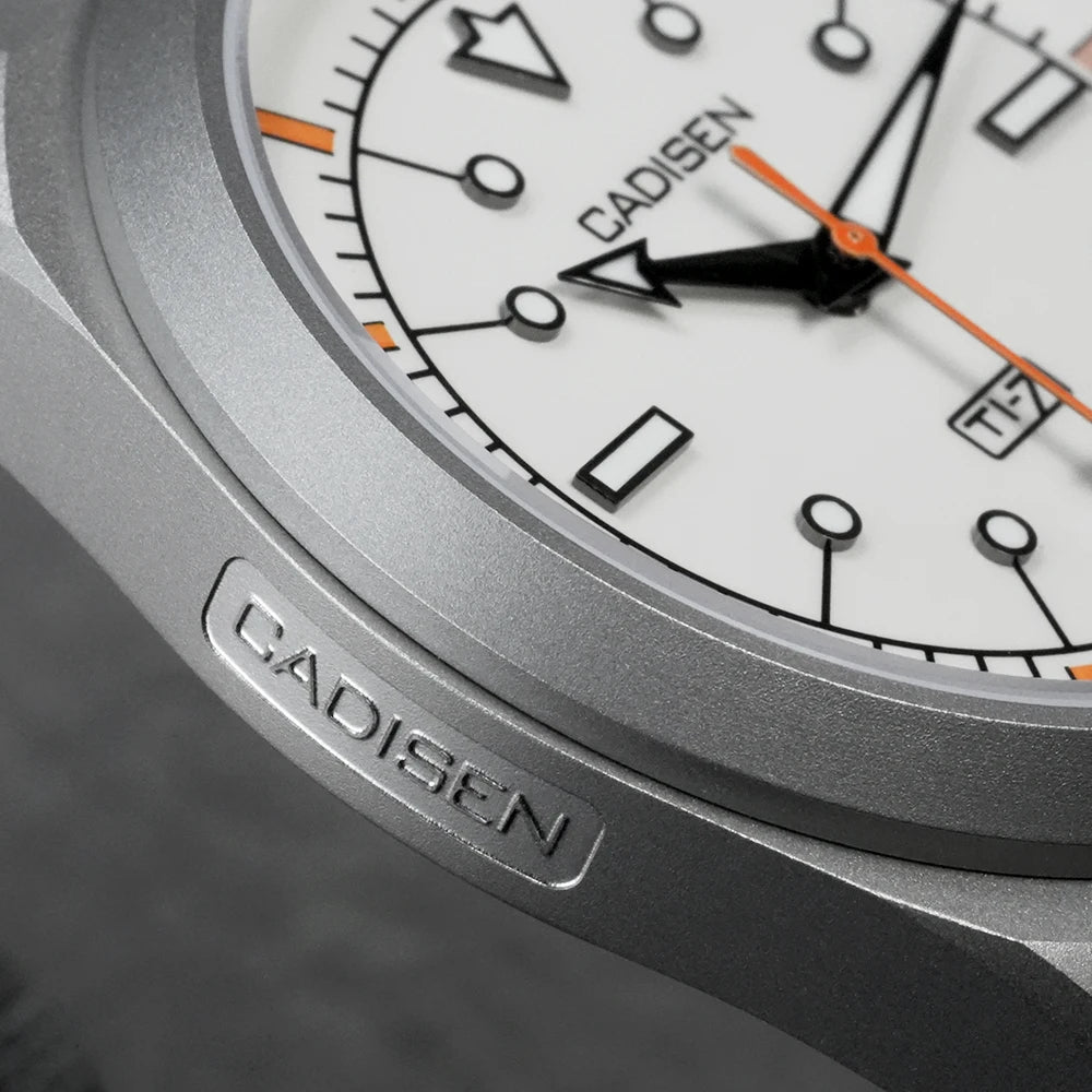 CADISEN TI-7 Autodyne 2026 NEW Titanium Automatic Mechanical Watch Man Canvas Wristwatch MIYOTA 8215 Luminous Waterproof Watches