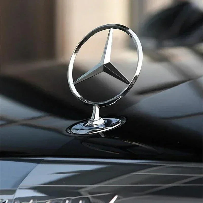 3D Star Bonnet Label Badge Car Front Hood Zinc Alloy Emblem for Mercedes Benz W213 W222 W223 E300 W205 W206 W212 W203 W204
