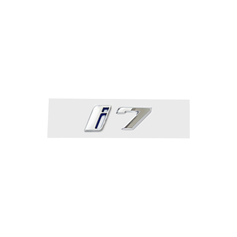 New Rear Trunk Emblem iX i3 i4 i7 iX3 iX4 iX7 Letters Sticker for BMW X1 X3 X4 X5 X7 Car Badge Decal Auto Exterior Accessories