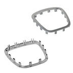 Audi Automobile Steering Wheel Logo Bright Frame Strip Electroplated Sticker Emblem For A3 A4 B8 8P B9 8V A5 A6 C7 A7 Q3 Q5 Q7