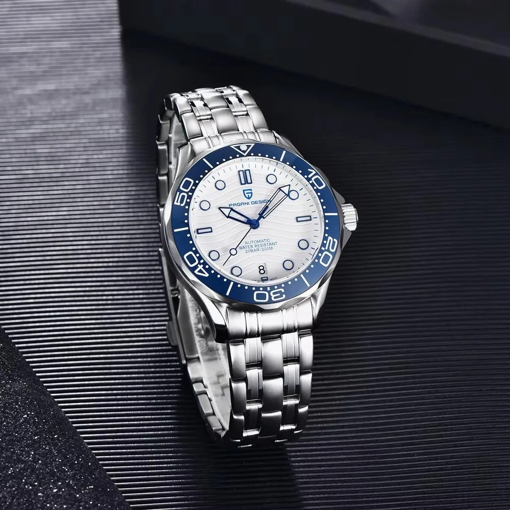 2026 New PAGANI DESIGN Men's Mechanical Watches Top Luxury Automatic Watch For Men AR Sapphire Luminous Waterproof ceramic Bezel