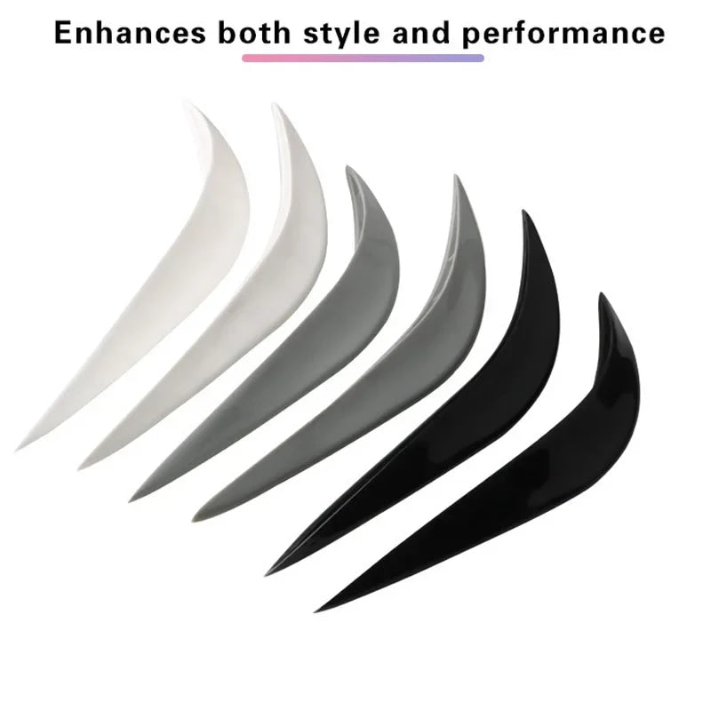 31cm Arc-shaped Universal Rubber Car Bumper Corner Protector Stickers Guards Buffer Trim Molding Anti-Scratch Protection Strip