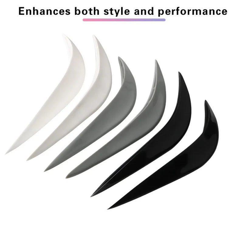 31cm Arc-shaped Universal Rubber Car Bumper Corner Protector Stickers Guards Buffer Trim Molding Anti-Scratch Protection Strip