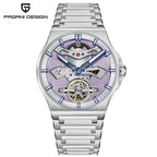 PAGANI DESIGN New 42MM Hollow Tourbillon Luxury Men Mechanical Watch Sapphire Glass Automatic Watches For Men Relojes hombres