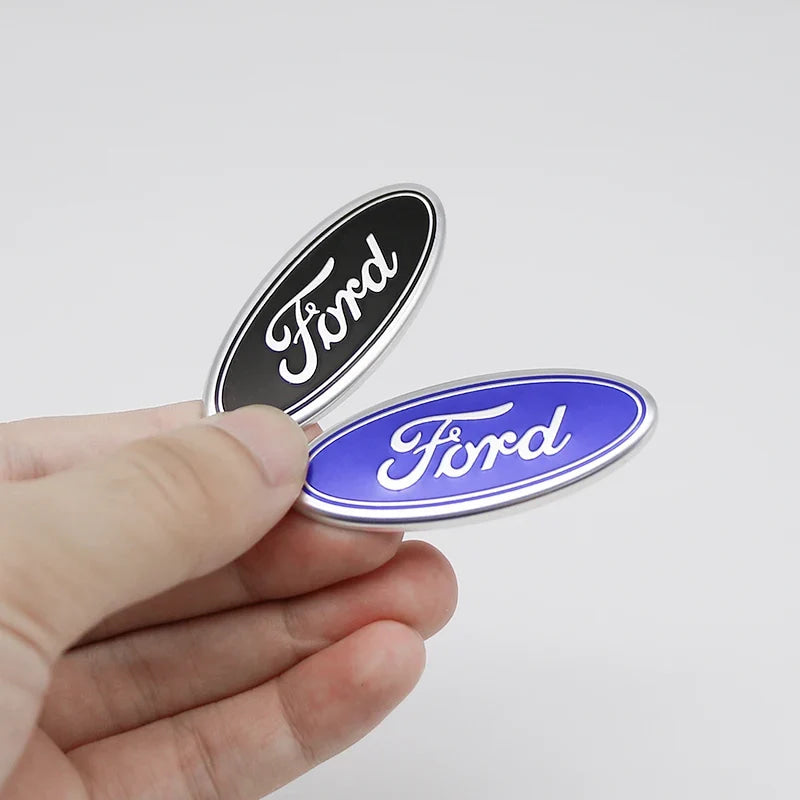 Aluminum Badge 5.8cm Car Steering Wheel Emblem Decals For Focus 2 Mk3 F150 Mondeo Fusion Ranger Escort Explorer Kuga Taurus