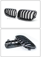 2Pcs Car Style Black Front Kidney Double Slat Grill Grille for-BMW E92 E93 3-Series 328I 335I Coupe LCI 2010-2013