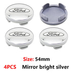 4Pcs 54mm 62mm 65mm 3D ABS Aluminum Car Wheel Center Hub Caps Universal Replacement Badges For Auto Rims Exterior Tuning Trim