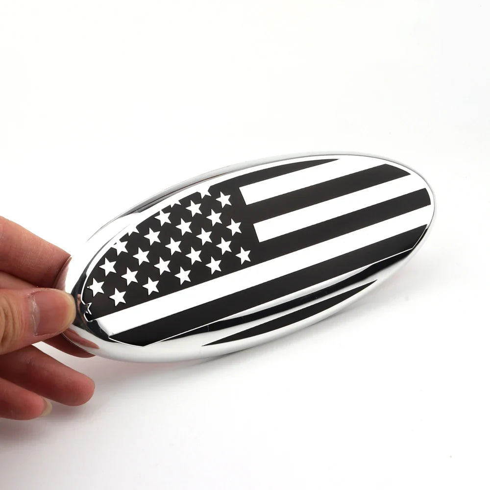 For Ford Front Grille Emblem Hood Badge Logo Sticker For Explorer Fiesta F150 F250 F350 Edge Ranger Expedtion Auto Accessories