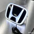 For Honda Accord Civic Odyssey CRV Inspire Amaze Vezel PMMA LED Car Emblem Sticker Front Rear Trunk Light Badge Accessories