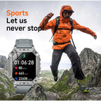 2026 TANK New 1400mAh Military GPS Smart Watch Men 2.01" AMOLED Screen 10ATM Waterproof Clock SOS Call Flashlight Smartwatch iOS