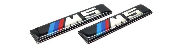 Metal Car Door Side Label Stickers for BMW M Power Performance M3 M5 Personalized Modification Stickers Auto Accessories