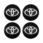 4pcs 56mm Car Styling Wheel Center Hub Caps Stickers Badge Emblem Decoration Decal For Toyota Corolla Auris Yaris CHR Rav4 Hilux