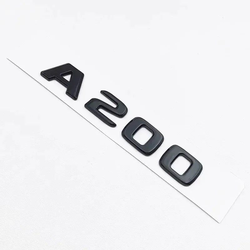 3D ABS Black A35 A45 A160 A180 A200 A250 Logo Letters 4MATIC Badge Car Rear Star Sticker AMG Emblem For Mercedes Benz