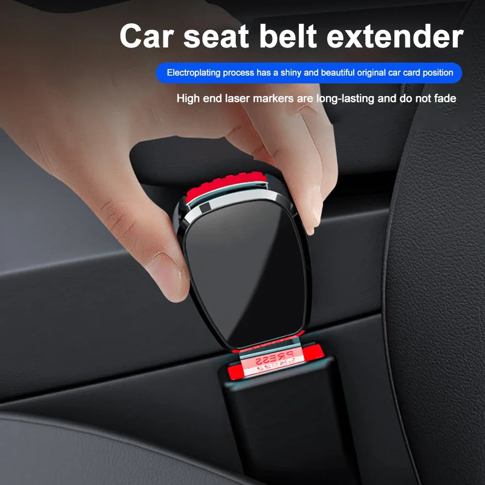 1/2PCS Car Seat Belt Clip Extender Auto Belt Extension Thick Insert Socket Extender Buckle Seat belt buckle plug